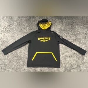 UNRL Iowa Hawkeyes Hoodie Men’s Size XL Legacy Sweatshirt Black Pullover Gold